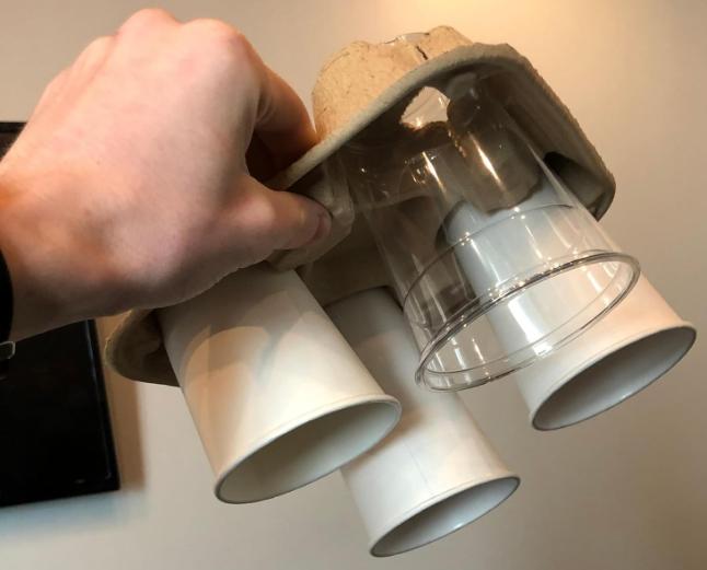 300-Pack Paper Cup Holders for Drinks & Delivery Wholesale