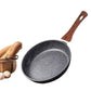 Non-Stick Frying Pan Set – 24cm, 28cm, 30cm with Wooden Handle, Induction Compatible