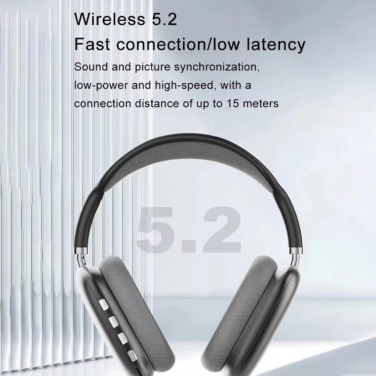 Wireless Bluetooth Headphones Earphones Over Ear Noise Cancelling for Phone