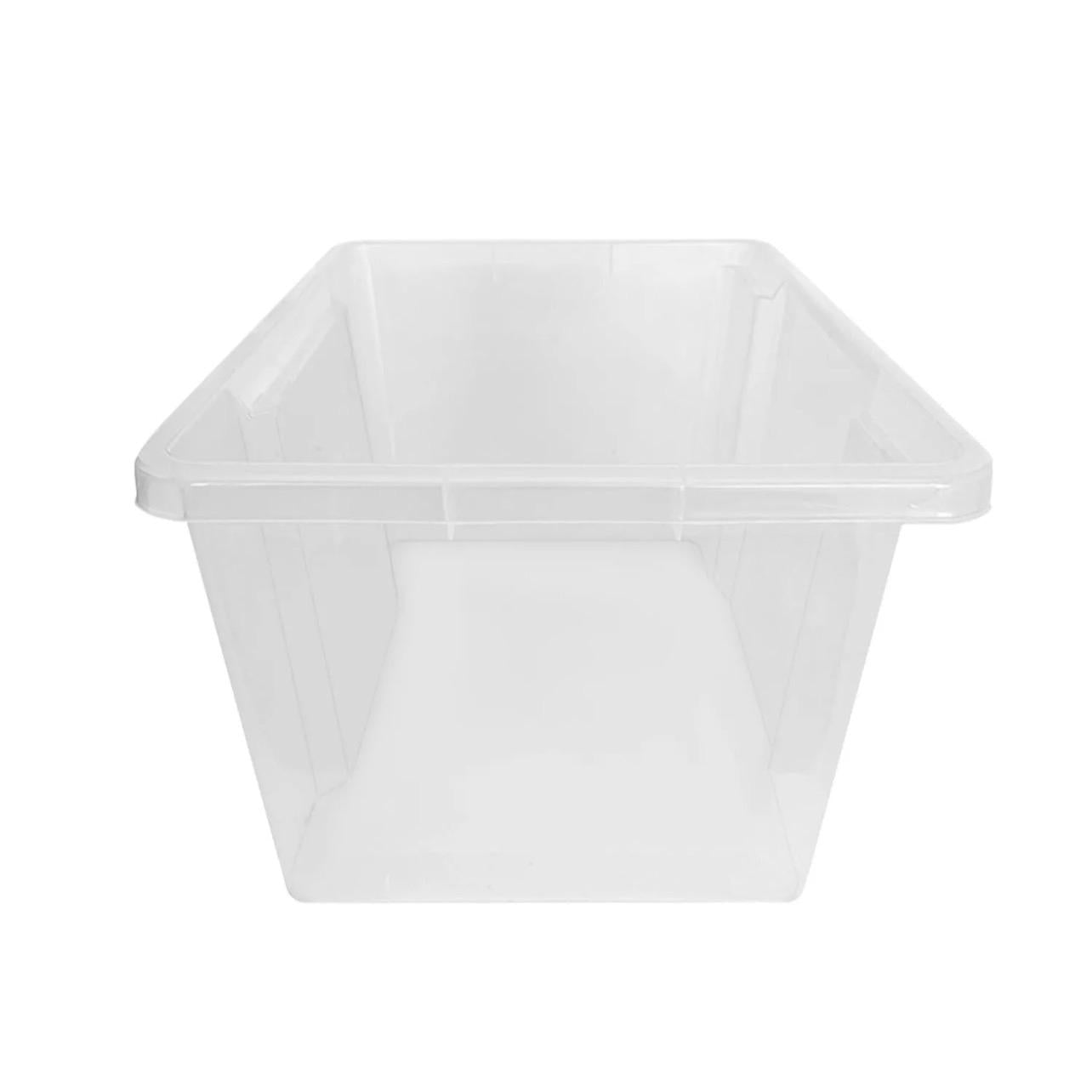 Damp Proof Plastic Storage Containers – 24L, 35L, 50L with Black Lid