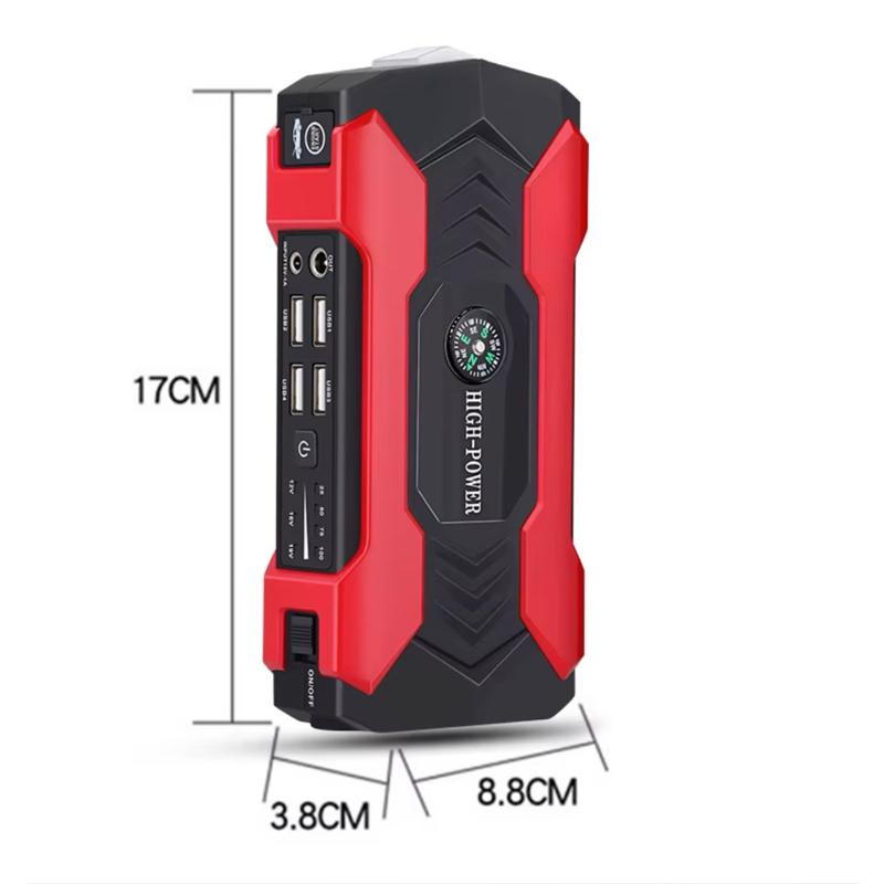 Portable Car Jump Starter & Power Bank – Emergency Battery Booster for On-the-Go