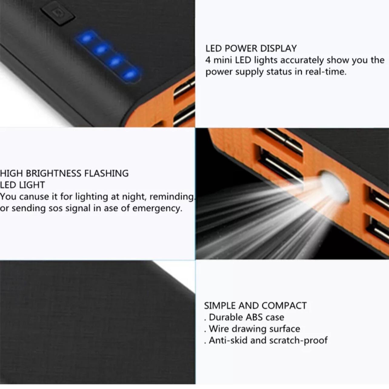 Fast Charger Battery LED Power bank Pack for Smartphone