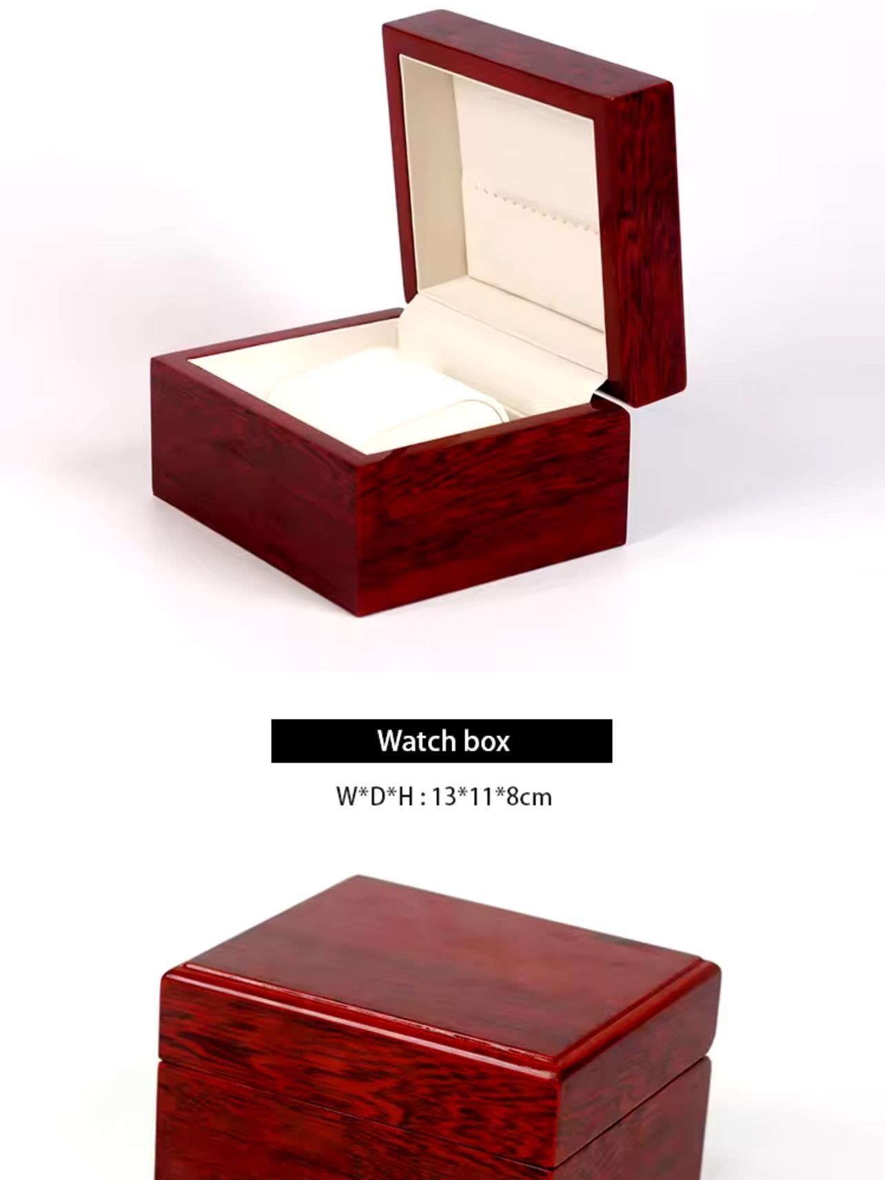 High-Quality Glossy Wooden Watch Gift Box