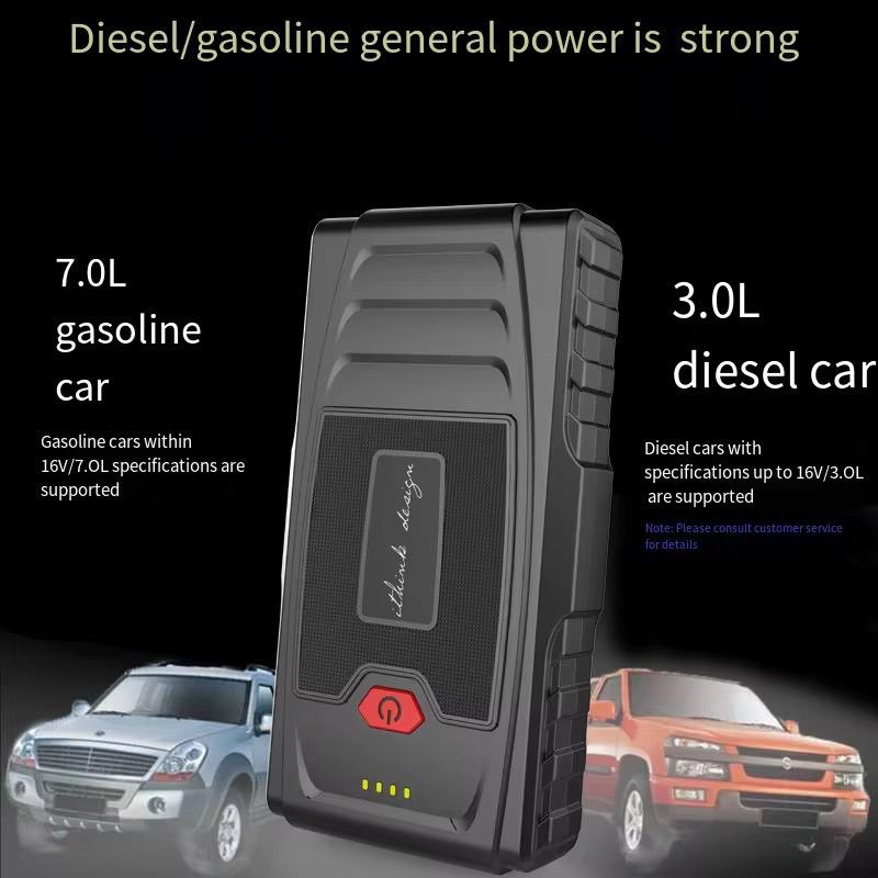 30,000mAh Car Jump Starter & Power Bank – Portable Battery Booster for Cars & Trucks