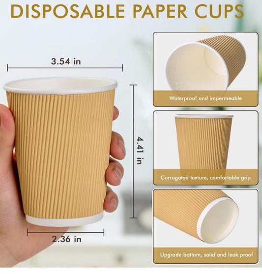 12oz Eco-friendly Disposable Coffee Cups Wholesale