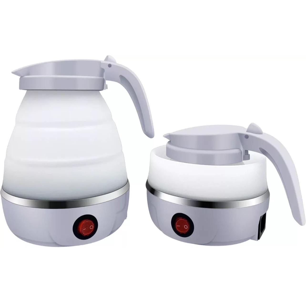 600ml Foldable Electric Kettle – Portable, Fast Boil with Temperature Control