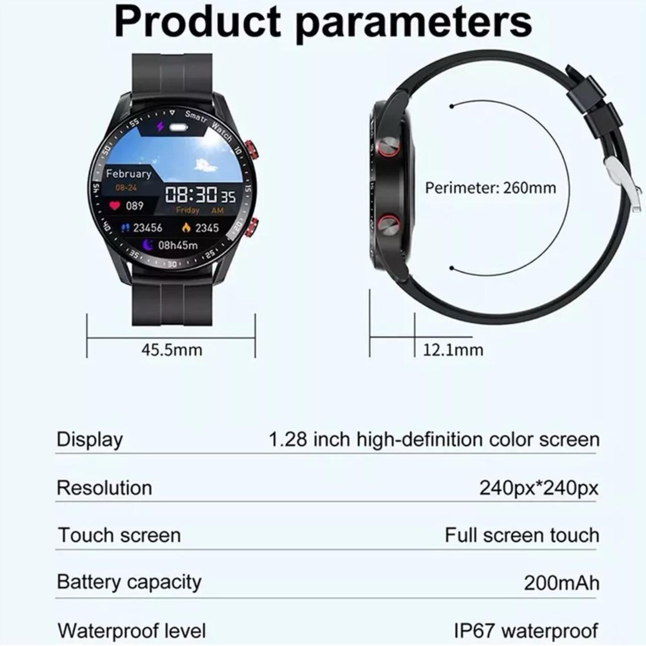 BT Call Smart Watch Waterproof for Men and Women