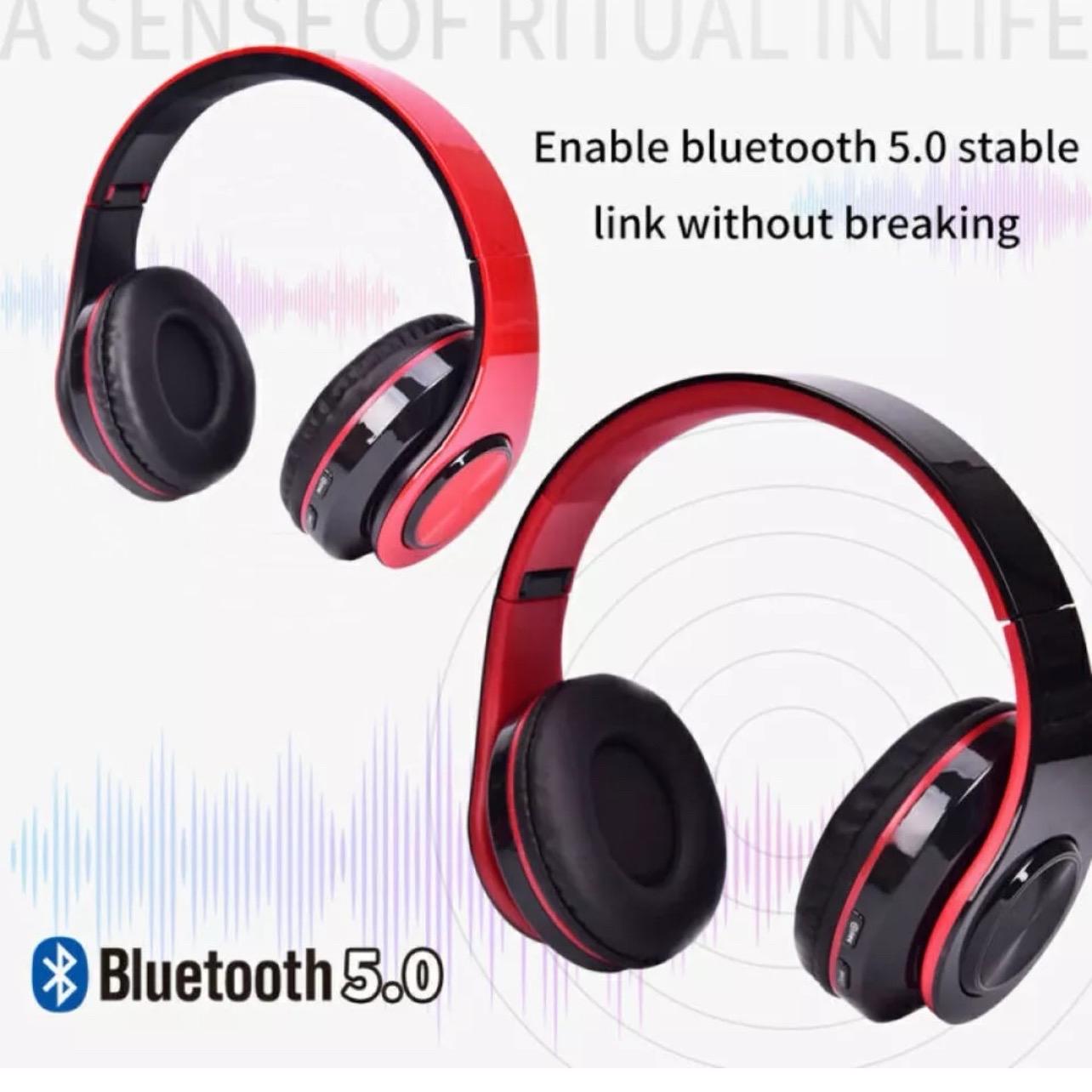 Noise Canceling Wireless Bluetooth Over-Ear 5.0 Headphones