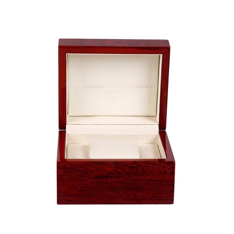 High-Quality Glossy Wooden Watch Gift Box