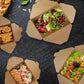 Kraft Disposable Takeout Containers - Leakproof & Greaseproof