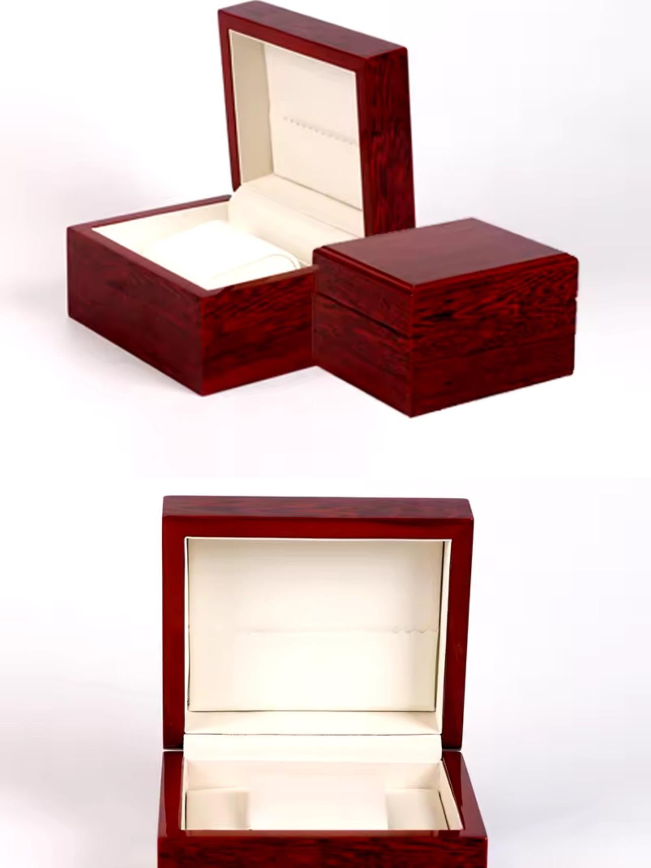 High-Quality Glossy Wooden Watch Gift Box