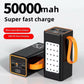 50000mAH Power bank with Emergency Camping Light