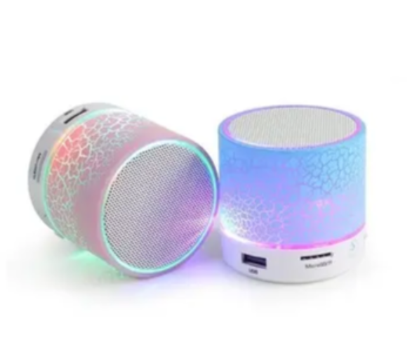 Mini Wireless BT Speaker – Hands-Free, LED, TF Card Slot