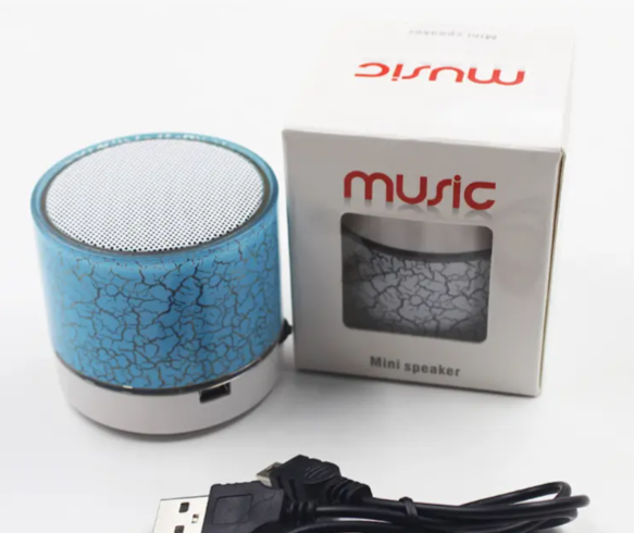 Mini Wireless BT Speaker – Hands-Free, LED, TF Card Slot