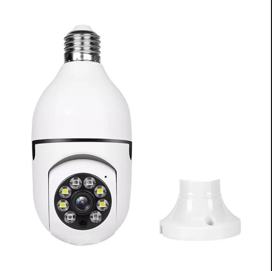 E27 360° WiFi Security Camera Bulb – LED Light & CCTV Surveillance