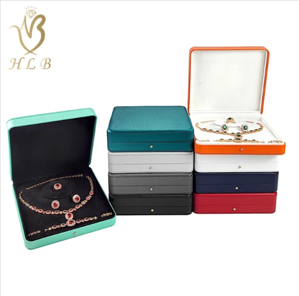 Luxury Leather Jewelry Packaging Box Set