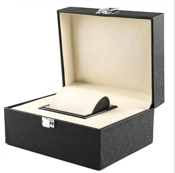 Luxury High Quality Custom Logo Gift Packaging Display Single Watch Box Case