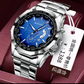 Men's Stainless Steel Analog Quartz Watch