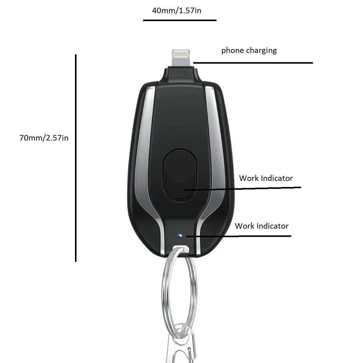 1500mAH Mini Power Bank Portable for Emergency use, compatible with all Iphone and Samsung