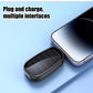 1200mAH Emergency pocket key chain power bank charging mobile iphone and Type C with charging cable