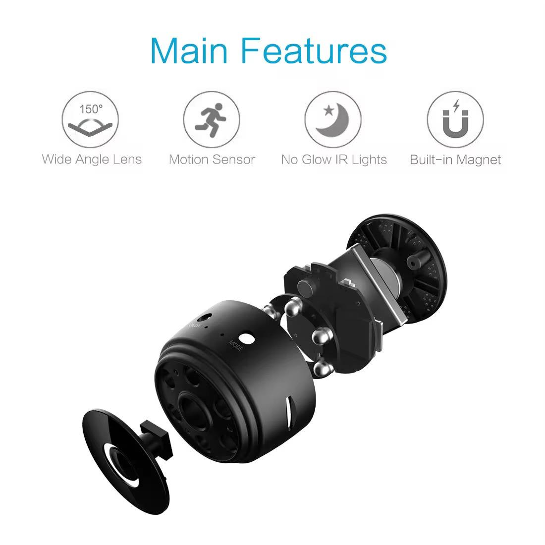 A9 Mini Wireless Outdoor Monitoring Camera Sports-Friendly Wireless Sports A9 Camera