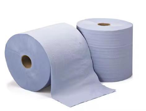 Blue Centrefeed and Blue Extra Heavy Tissue Rolls pack of 6