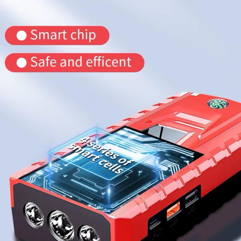 99,800mAh Car Jump Starter & Power Bank – Portable Battery Booster with Storage Box