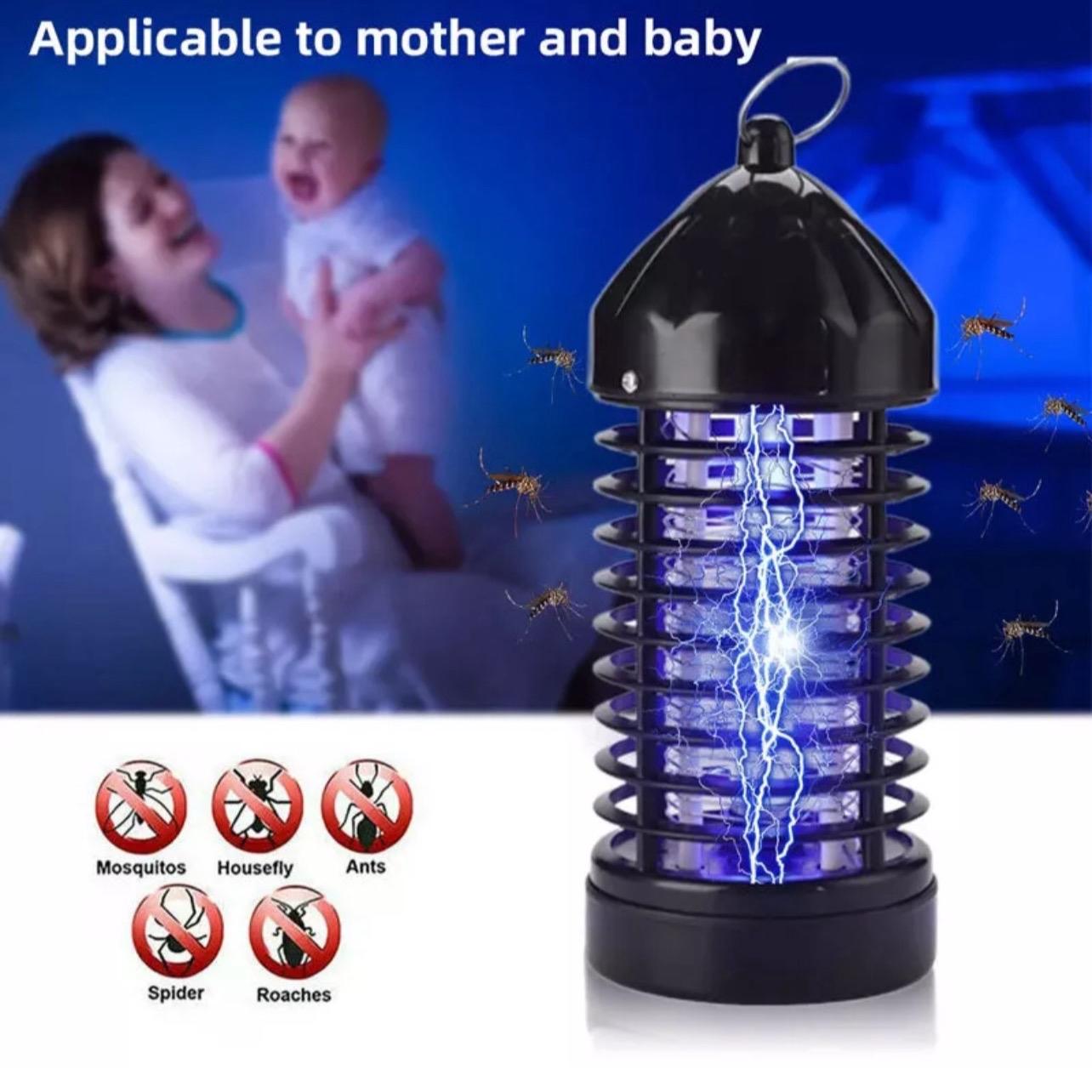 Mosquito Killer Electric Insect Pest Bug Zapper Electric 220V Mosquito Zappers Trap  Zapper UV Indoor Insect Trap Lamp Insect Killer Insect Catcher for Home