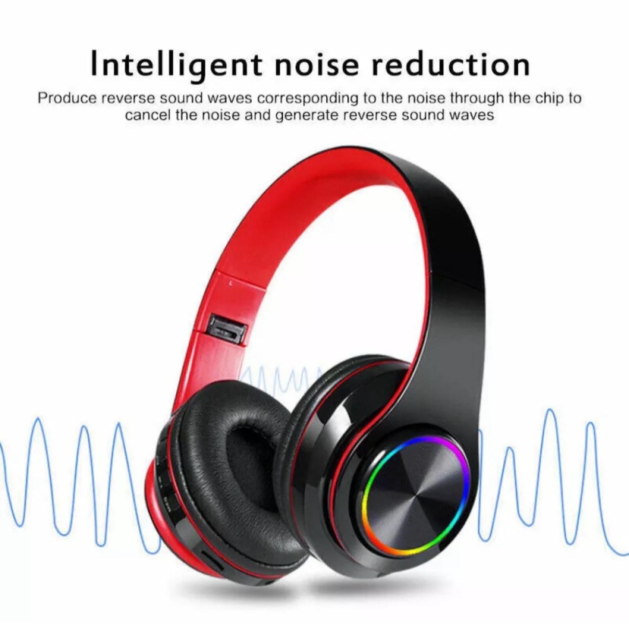 Noise Canceling Wireless Bluetooth Over-Ear 5.0 Headphones