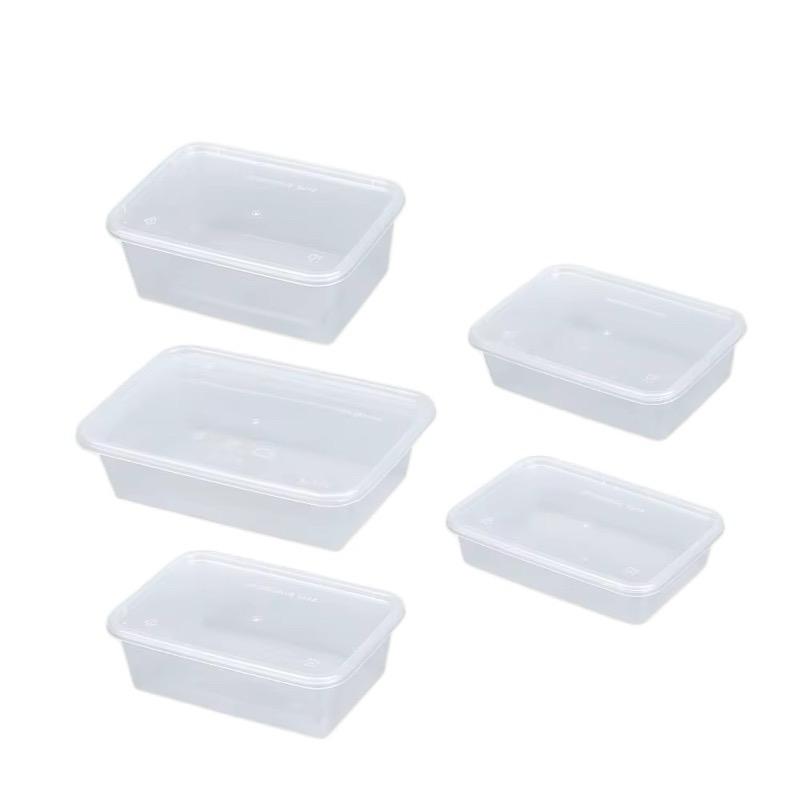 Food Container Standard Duty, Heavy Duty 500ml, 650ml, 750ml and 1000ml with Lids