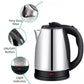 1.8L Cordless Electric Kettle 1500W 360° Stainless Steel Jug