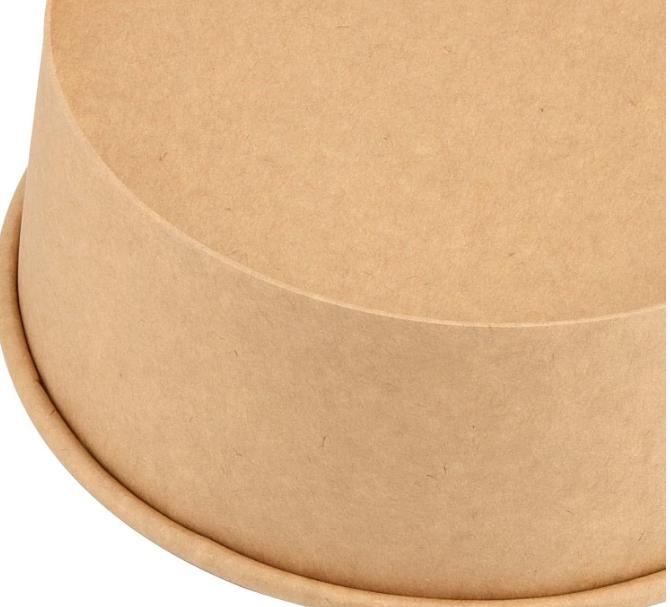 Kraft Paper Disposable Containers for Soup & Salad - 500ml to 1300ml