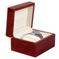 High-Quality Glossy Wooden Watch Gift Box