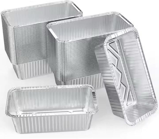 Foil Containers no1, no2, no6a, 1.5"and 2" Foil Containers with Lids