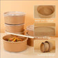 Kraft Paper Disposable Containers for Soup & Salad - 500ml to 1300ml