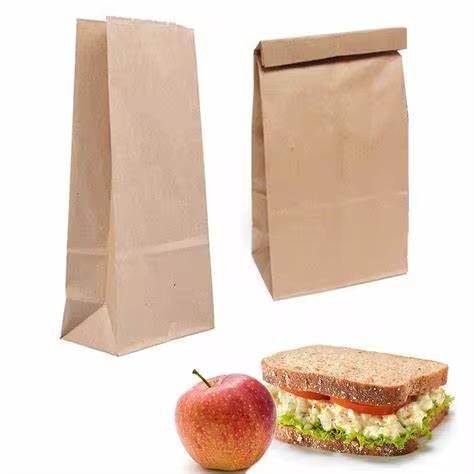 Brown SOS Paper Bags: Small, Medium, Large for Grocery, Takeaway, & Parties