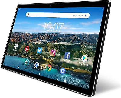 10-inch Android Tablet – 6+6GB RAM, 128GB Storage, 1080p Resolution, Keyboard, Mouse & Touch Pen